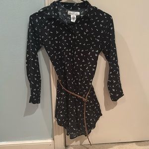 Girls dress w/braided belt